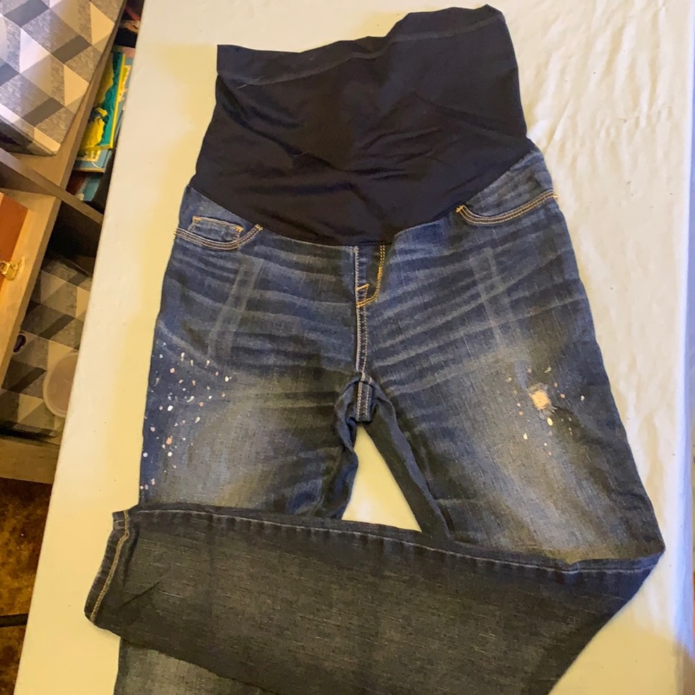 Liz Lange for target maternity jeggings